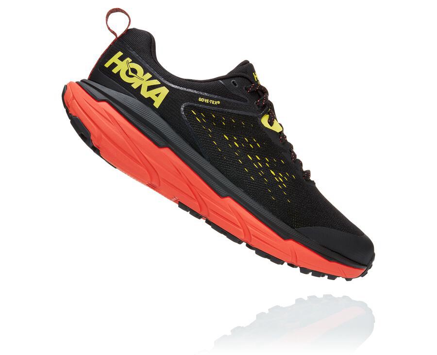 Hoka One One Trail Schoenen Heren - Challenger Atr 6 Gore-Tex - Zwart/Rood - DS8162359